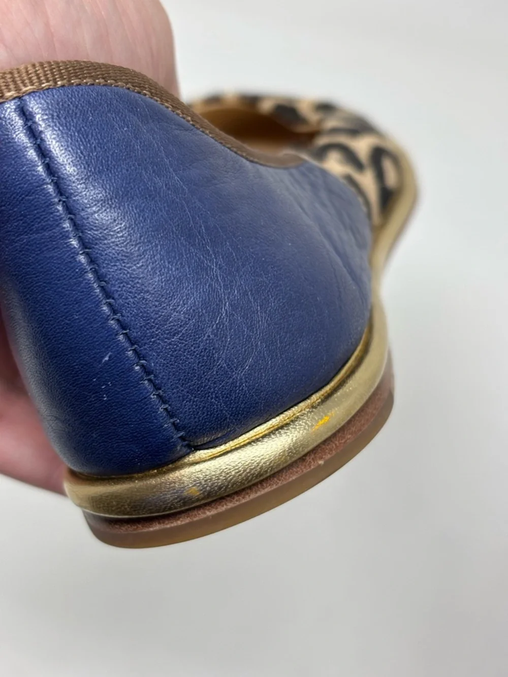 Diane Von Furstenberg Real Calf Hair Animal Print Flats Size 6.5 - Picture 14 of 15